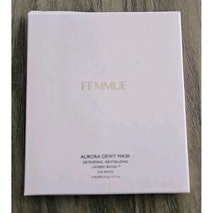 Femmue Aurora Dewy Mask De Puffing Eye Patch 4 Pk Revitalization Free Ship!